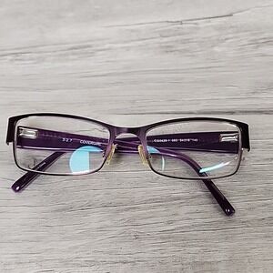 CoverGirl Purple Floral Patterned Eyeglasses Frames CG0438-1 54 18 140